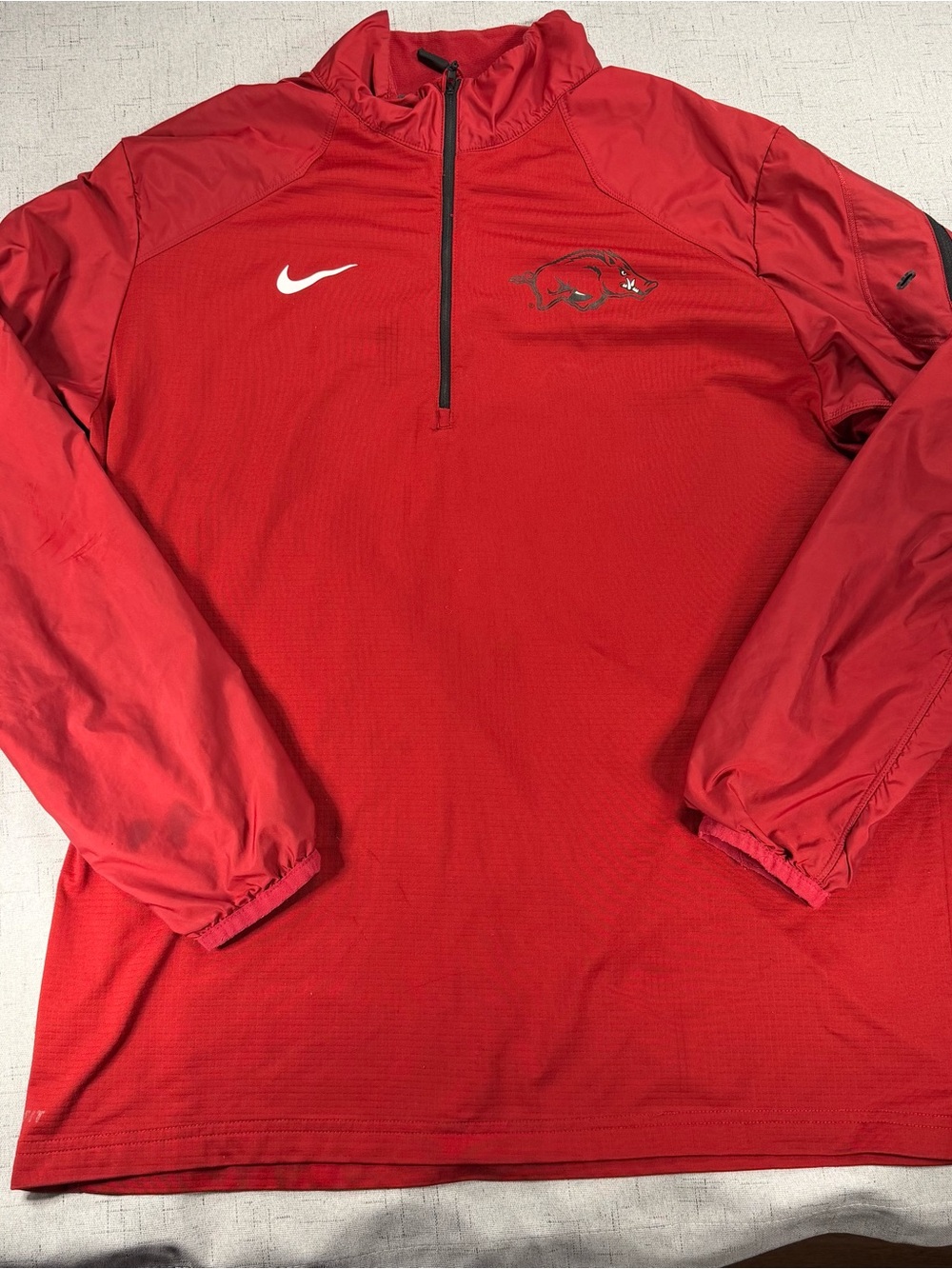 Nike Arkansas Razorbacks Dri-FIT 1/4-Zip Pullover Jacket